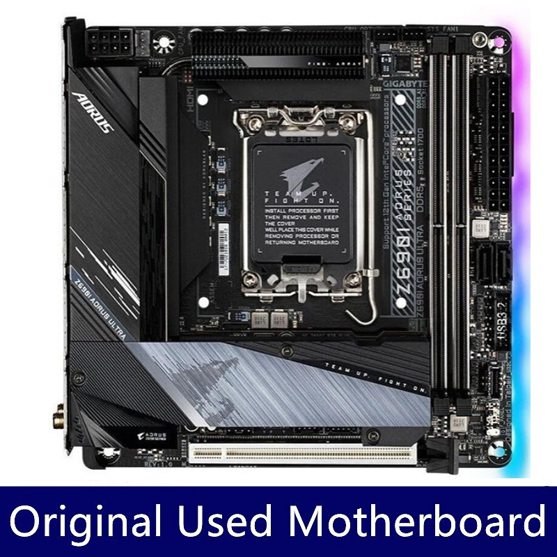 Lga 1700 Ddr5 Itx Motherboard - Placa-mãe de desktop Mini-ITX Gigabyte Z690I
