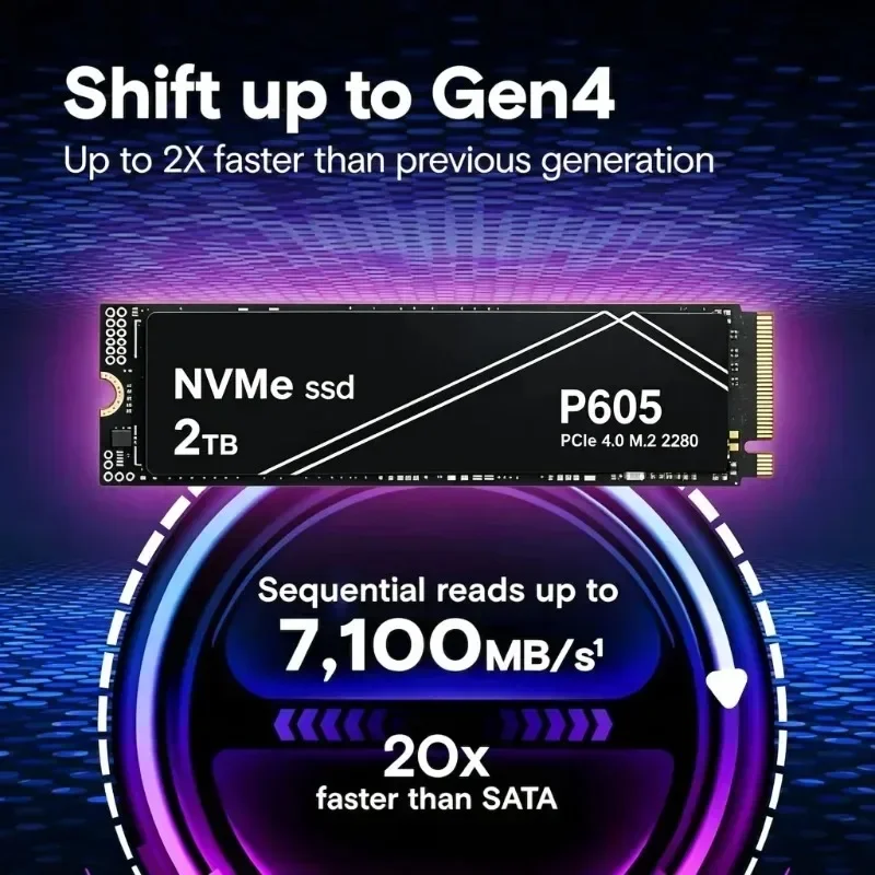 SSD NVMe PCIe 4.0 M.2 2280 Int - M.2 Nvme 4Tb Pcie 4.0 Ssd avaliação e preço