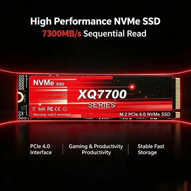 SSD NVMe PCIe 4.0 M.2 Série XQ - M.2 Nvme 4Tb Pcie 4.0 Ssd avaliação e preço