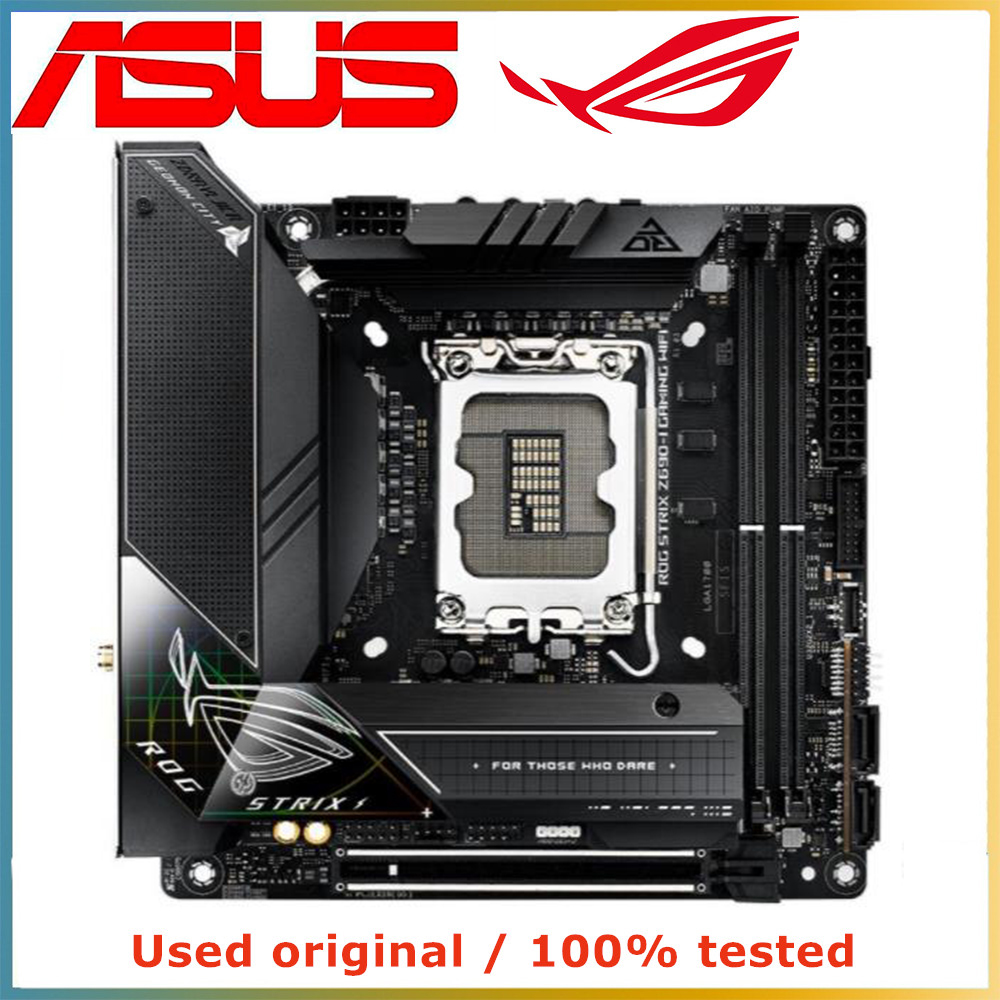 Placa-mãe ASUS ROG STRIX Z690- - Lga 1700 Ddr5 Itx Motherboard avaliação e preço